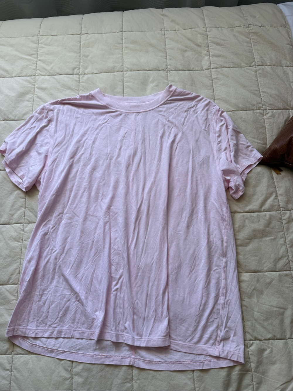 lululemon athletica Light Pink Short Sleeve